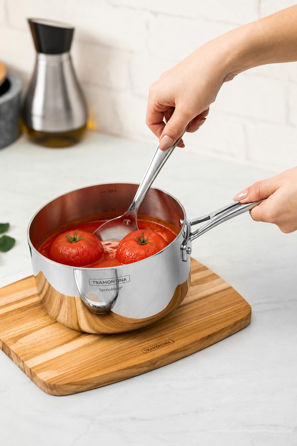 Tramontina Casserole Grano 20cm 3,1L Inox Triply