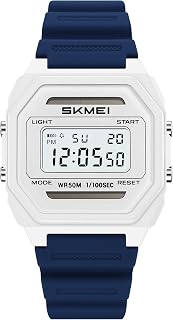 Men's Solar Digital Sports Watch 10mm Ultra Thin 5ATM
