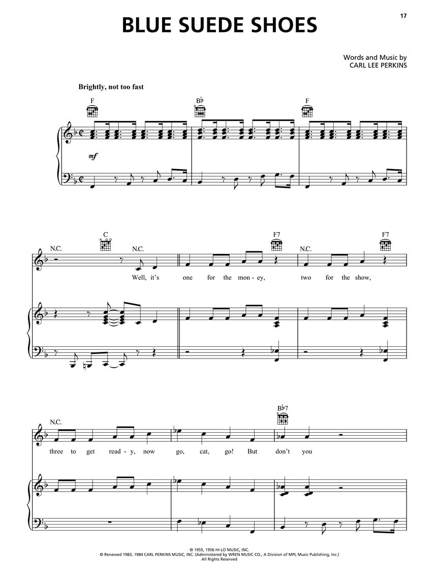 Songs of the 1950s piano, voix, guitare+enregistrements online: 100 Songs With Online Audio Backing Tracks, Piano, Vocal, Guitar (Decade Series)