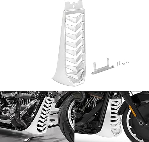 Miniatura 1 de HCmotorku Cubierta de radiador inferior para alerón de barbilla delantera de motocicleta, apta para Harley Softail Street Bob Fat Bob Breakout FXBB