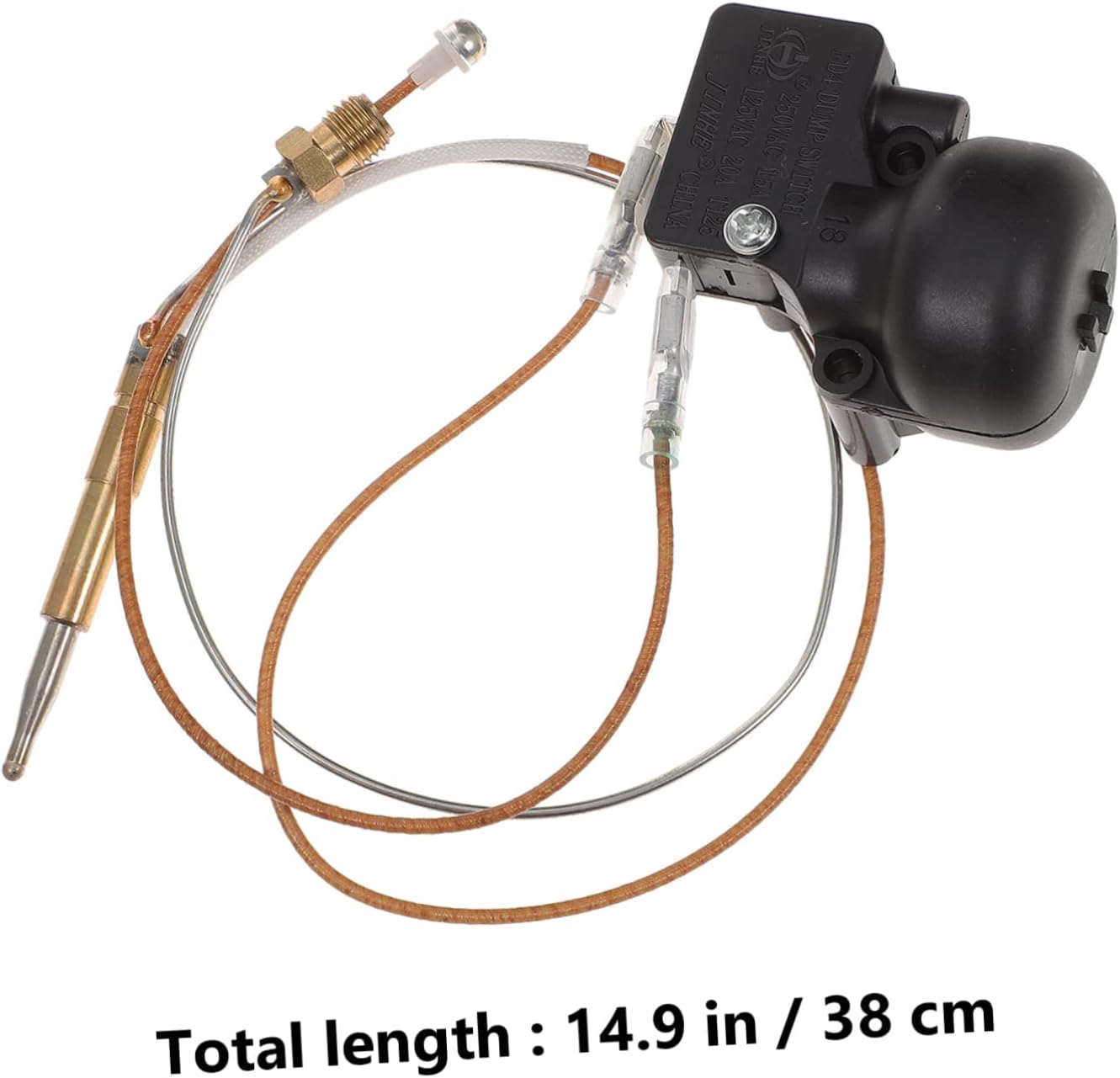 Mikikit 4sets Thermocouple and Tilt for Propane Patio Heater Repair Compatible Outdoor Standing and Dome-Style Heaters Replacement for Ignition Issues