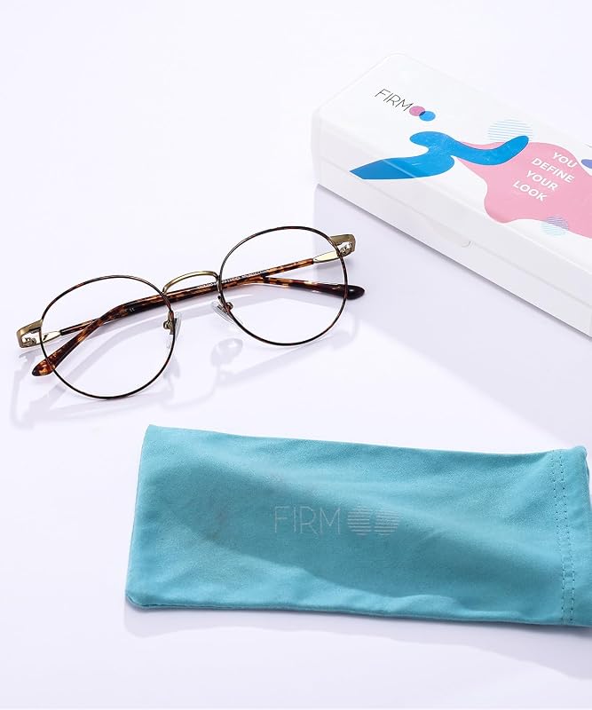Firmoo Unisex Olvasószemüveg Kék Fény Szűrővel - Kerek Fém Keret, Szemfáradtság Elleni Védelem Számítógéphez, Telefonhoz, TV-hez
AI: Firmoo