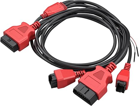 XTOOL Original OBD2 12+8 Adapter for Chrysler, 12 8 OBD II Security Gateway Bypass Cable, OBD2 12&8 Connector for FCA SGW Car SGM, Fit for XTOOL D5S/D6S/D7/D7S/D7W/D8/D8S/D8W/IP616/IP919PRO Scanner