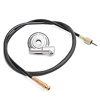 Vista 1 de Minho Kit de engranajes de transmisión de velocímetro de motocicleta con orificio de eje de 0.472 in y línea de velocímetro de 3.858 in