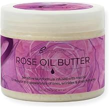 Rose Oil Body Butter Fragrance Free for Extra Sensitive Skin Moisturizing Body Cream with Rose Oil for Soft, Smooth Skin Rich Hydration Skincare for Daily Use - 10.14 oz / 300 ml