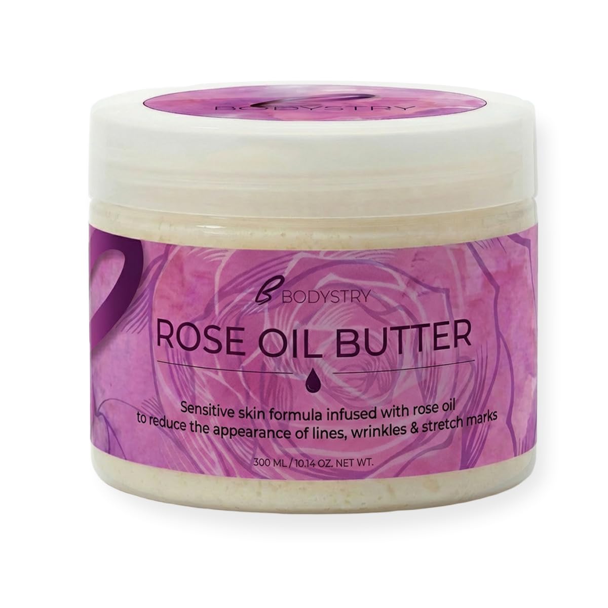 Rose Oil Body Butter – For Extra Sensitive Skin Moisturizing Body Cream with Rose Oil for Soft, Smooth Skin – Rich Hydration Skincare for Daily Use