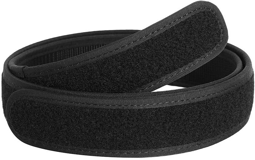 Ceinture Intérieure Tactique KRYDEX Avec Fermeture Velcro - Pour Holster Et équipement Militaire, En Nylon - Modèle K14064 Noir