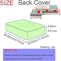 Vista 12 de Funda de cojín elástica para asiento de sofá, funda de cojín ajustable para sofá, protector de muebles, fundas de cojín modulares de lujo para sofá
