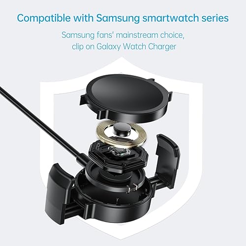 Miniatura 6 de Cargador de reloj Galaxy, compatible con Galaxy Watch 88 Classic77 Ultra66 Classic5 Pro544 Classic3 Active21, cable de carga Galaxy Smartwatch con