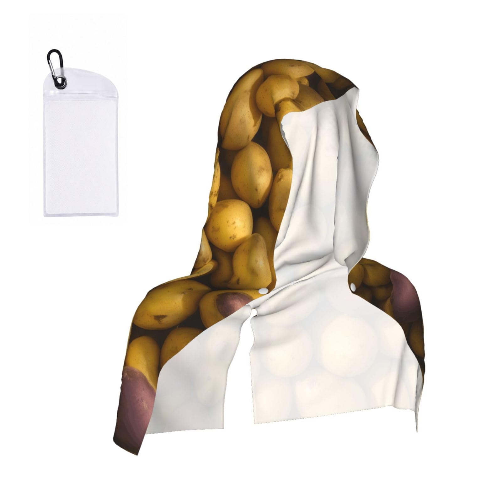 ZYJHYY Many Potatoes Print Unisex Swimming Towel Practical Camping Towel Skin-Friendly Cooling Towel For Workout Training