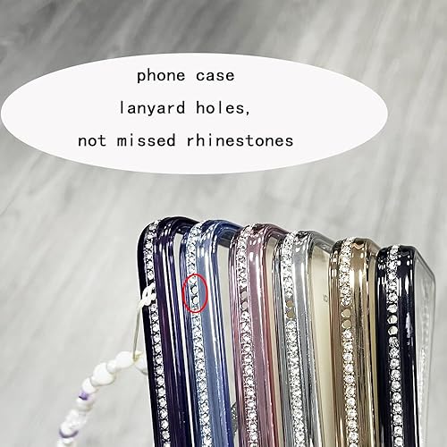 Miniatura 6 de Fycyko Funda magnética para iPhone 12 Pro, protección completa de lente de cámara compatible con MagSafe diamantes de imitación transparentes a