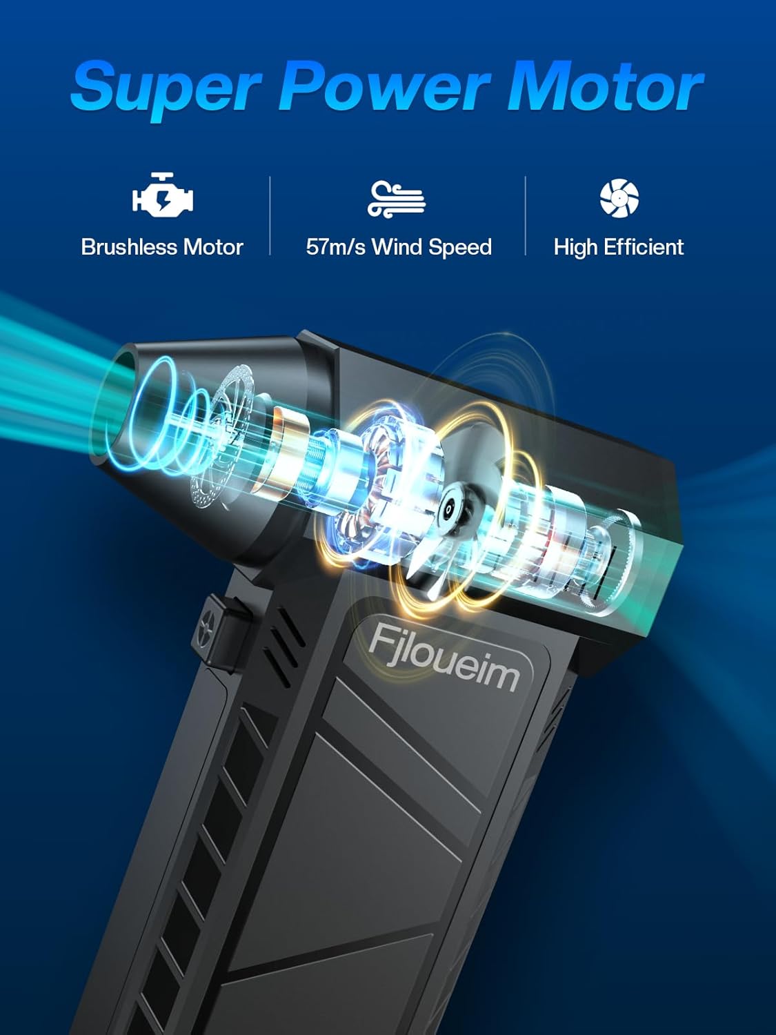 Compressed Air Duster:130000RPM Electric Air Duster with LED Display,Rechargeable Cordless Air Duster,4 Gear Adjustable Air Blower for PC, Keyboard, Car, Home, Outdoors.Replaces Compressed Air Cans