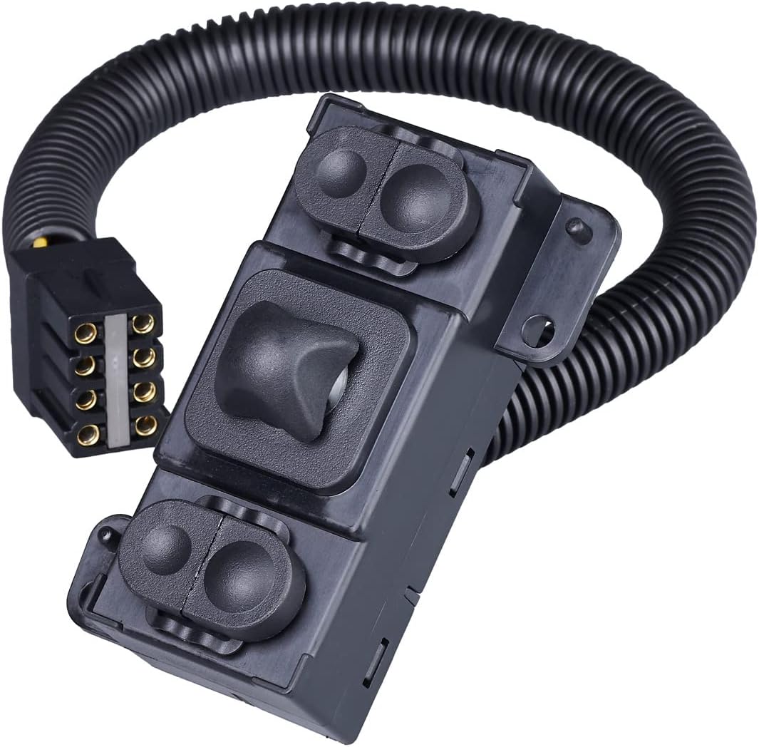 Power Seat Switch Driver Side for Ford 97-03 F150, 99-10 F250 F350 F450 F550, 93-12 E150 E250 E350 E450 Econoline, 00-05 Excursion, 97-02 Expedition - F65Z14A701AA, F3UZ14A701A, F7UZ14A701AA