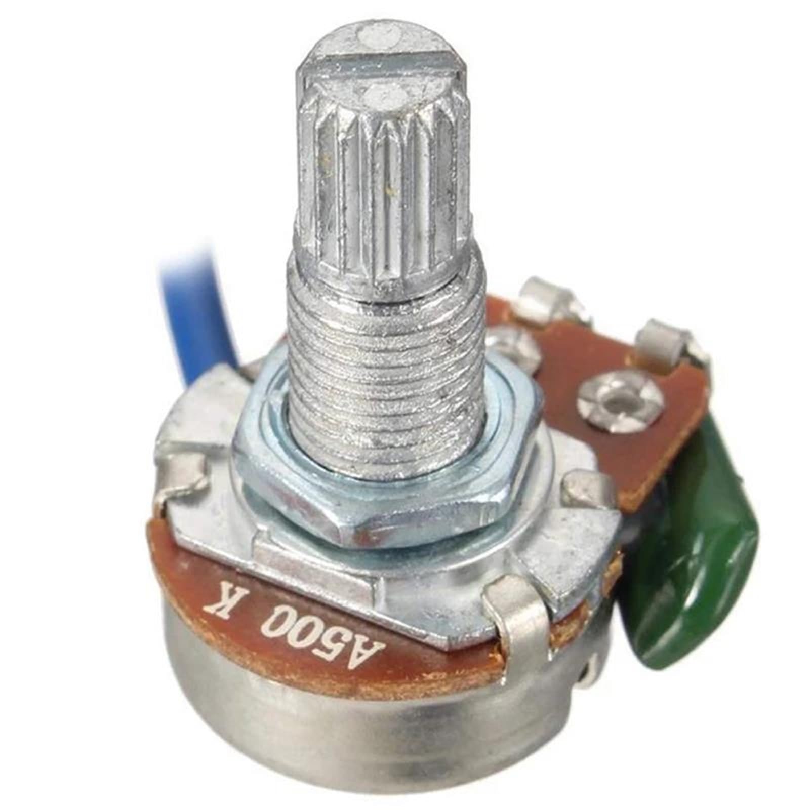 Arnés Cableado Guitarra Eléctrica Kit de cableado para pastilla de guitarra eléctrica LP potenciómetro 2T2V 500K con interruptor de tres vías
