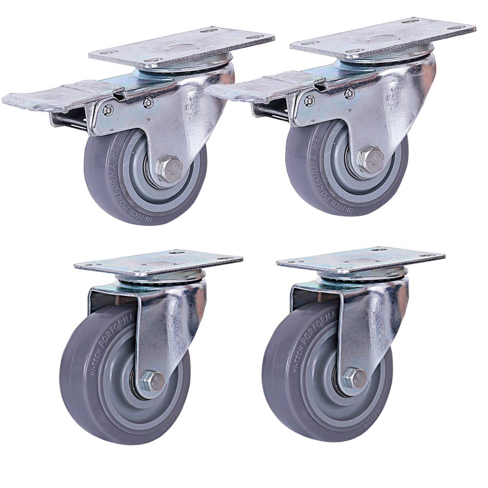 Zguouzantye One Color 4 Heavy Duty Caster Wheels 100Mm 360Kg