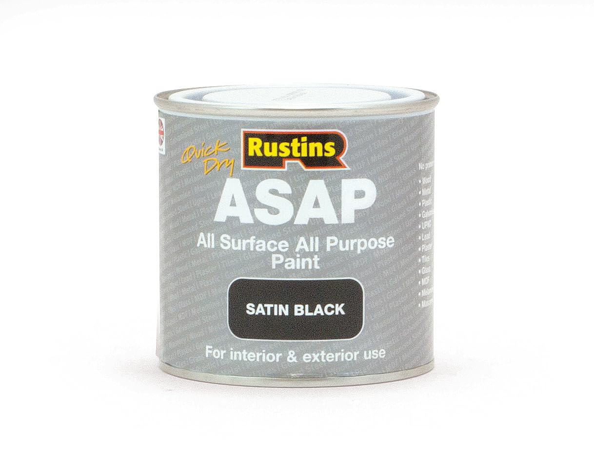 RUSTINS ASAP Paint Black 250ml
