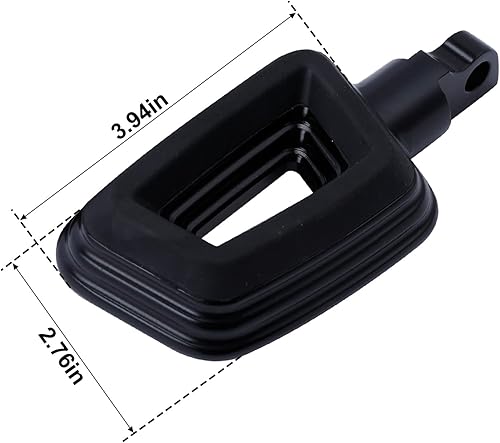 Miniatura 8 de TCT-MOTORPARTS Estriberas de estilo de montaje macho negro para Harley Touring Street Glide Softail