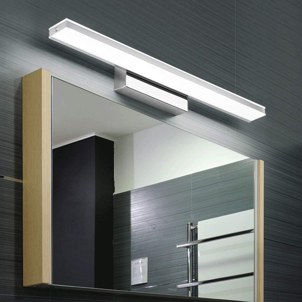 Led Luce Anteriore Specchio, Lanterna da Bagno, Luci Trucco, Lampada Armadio Specchio Facile Installazione Specchio Illuminazione a Parete/12W 3000K