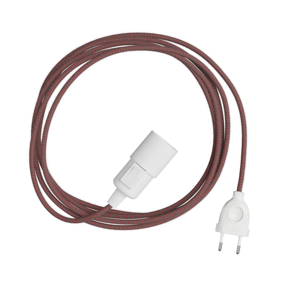 Lámpara Plug-in Snake Zig-Zag para iluminar sin instalación cable RZ28 4