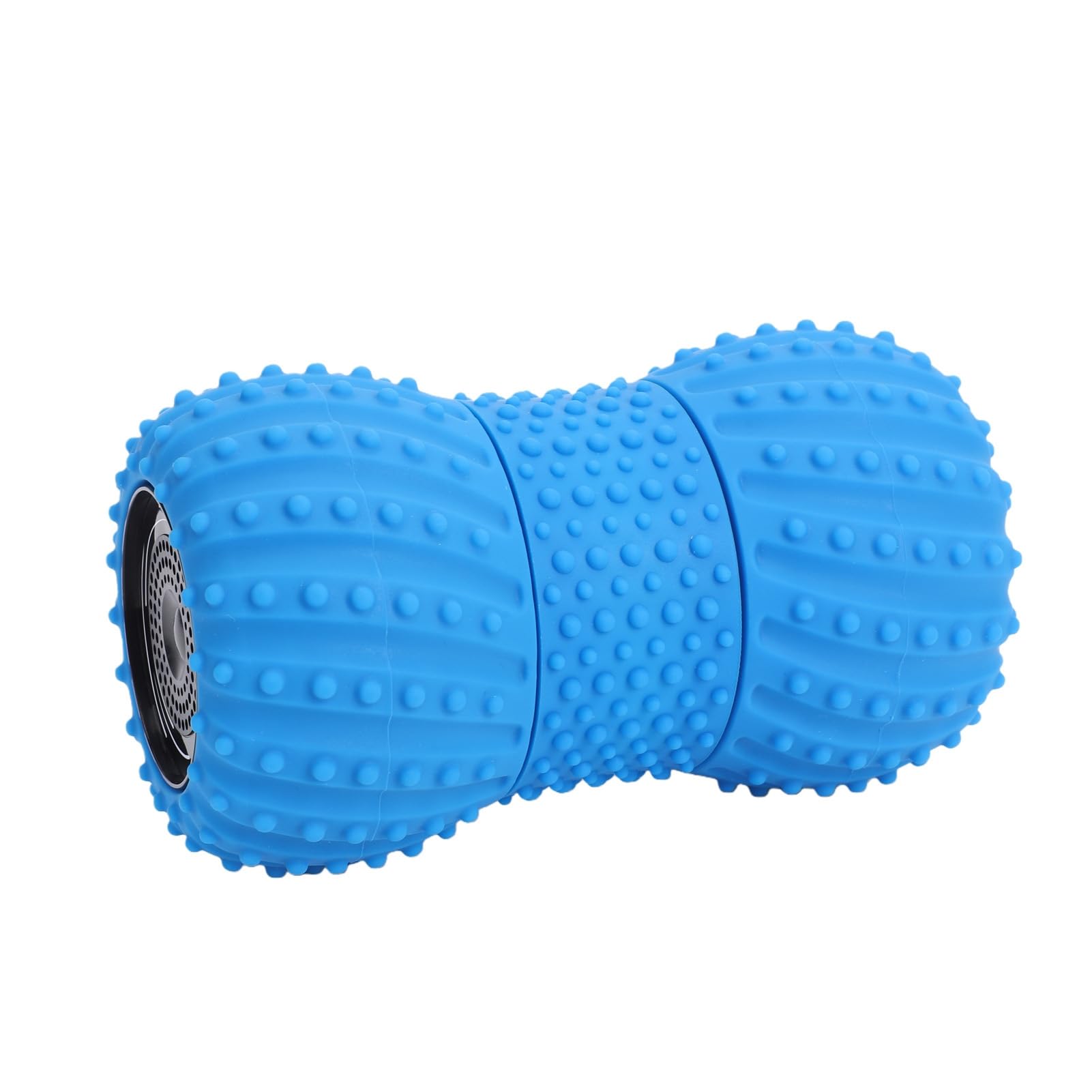 Sxhlseller Bola de Masaje Vibratoria de maní 2 en 1 |Rodillo de Recuperación Muscular de Tejido Profundo Incorporado con Altavoz para Cuello, Hombros, Espalda, Pies, 4 Modos de Alivio del Dolor