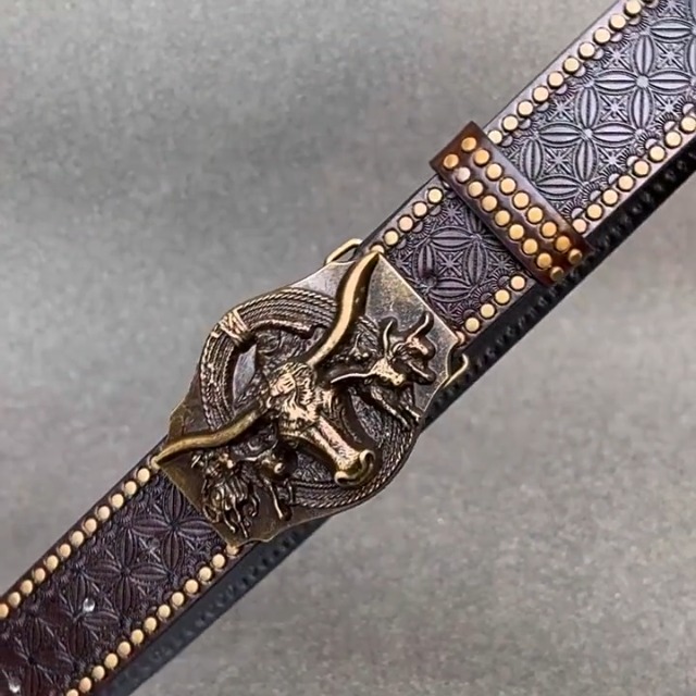 Amazon | [Lamerry] ウエスタンベルト バックル アメリカン カウボーイ