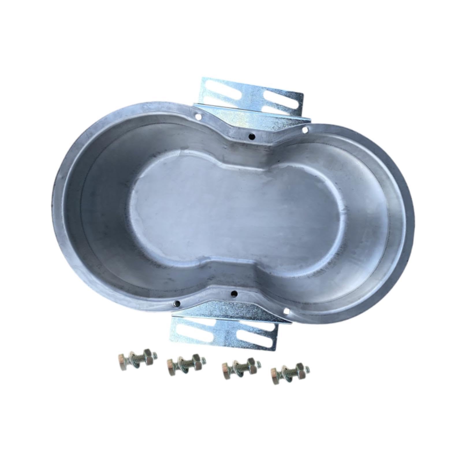 Comedero para Cerdos, Contenedor de Alimento para Animales, para Ganado, Abrevadero de Acero Inoxidable, Fácil de Limpiar, Adecuado para Gran, Style D