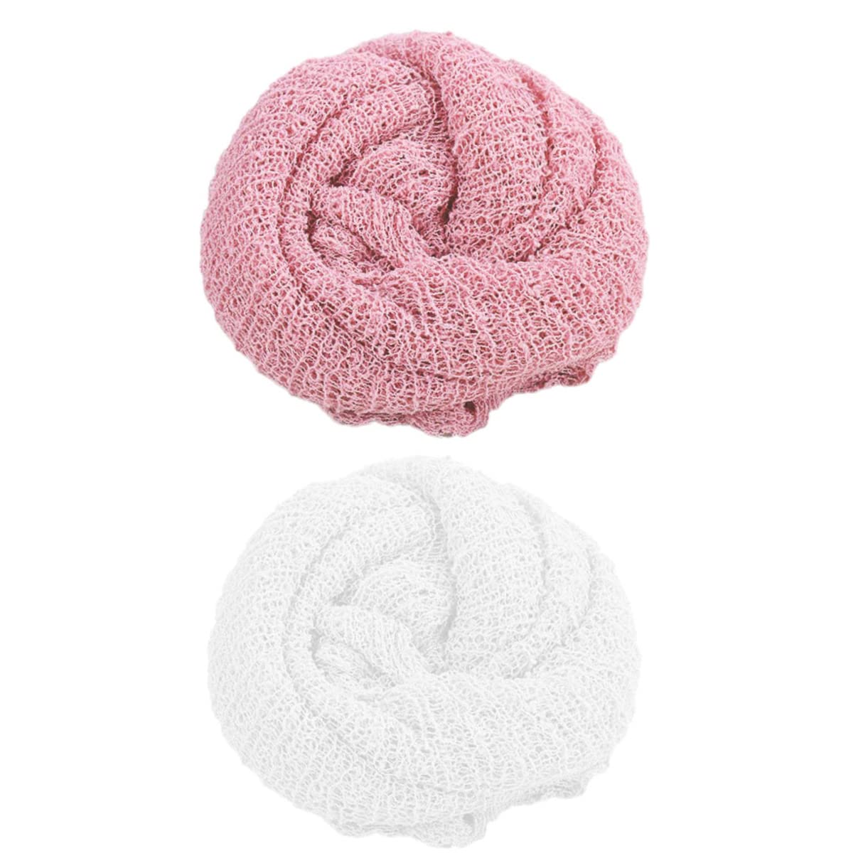 Abaodam 6piezas Envolvente para Recién Nacidos De Elástico y Transpirable para Sesiones De Fotografía y Rosa