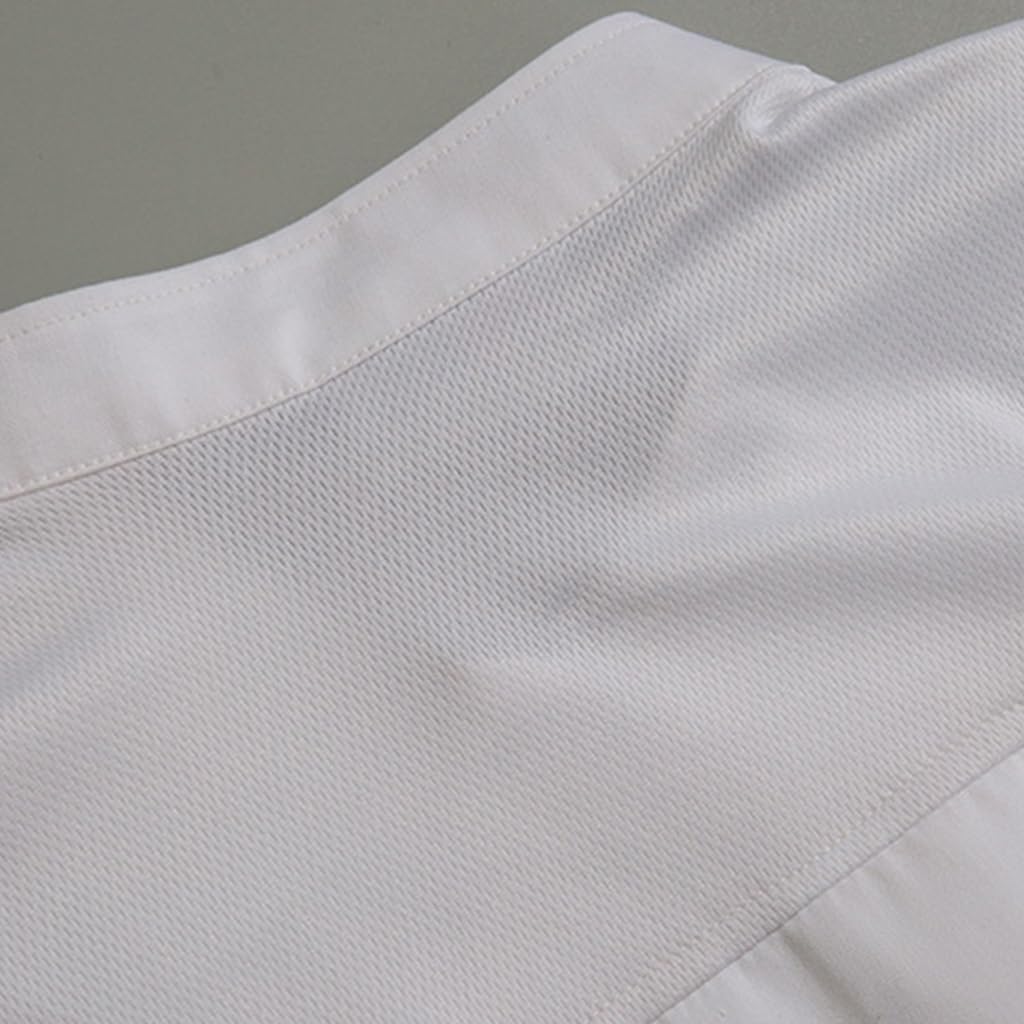 Chef Jacket Short Sleeve Classic Button Unisex Chef Coat Uniform for Food Service, Caterers, Bakers Culinary