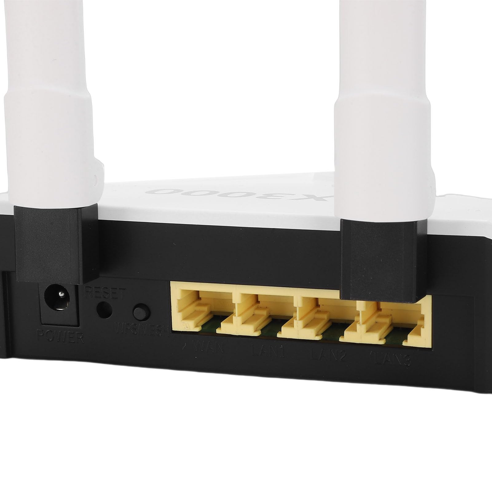 FILFEEL Router WiFi 6 Dual Band con Supporto Mesh Processore Quad-.7GHz da 3000 Mbps 6 Antenne Ad Alto Guadagno Porte Gigabit per Reti Domestiche e di Piccole Imprese (Spina europea)