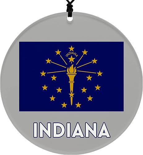 Miniatura 9 de Vermont Christmas Ornament - Festive Design Featuring State Flag - 2026 Hanging Acrylic Disc Decoration for Tree - Unique and Home Decor