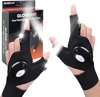 Geschenke für Männer, Angelzubehör LED Angeln Handschuhe mit Licht Angelzubehör Männer für Handschuhe mit LED Licht