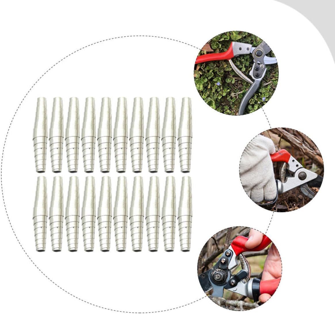 Toyvian 20pcs Tree Pruner Replacement Stainless Steel Spring