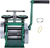 Manual Combination Rolling Mill, Jewelry Rolling Mill with Gear Network, Roller Adjustment, Square and Half Round Wires, DIY Jewelry Making Tool for Gold, Silver and Copper