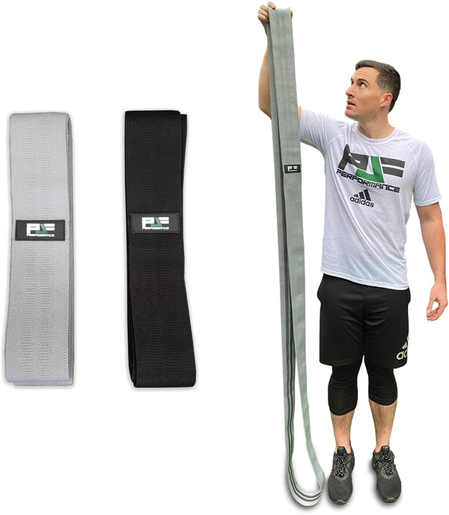 PJF Performance Premium 76 Inch Extended-Length Resistance Band for Strength, Mobility, and Plyometric Exercises