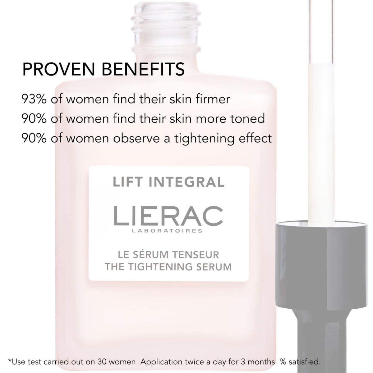 Lierac Lift Integral Straffendes Serum 30ml - Gesichtsserum für definierte Konturen und Anti-Falten Effekt - 99 Prozent Natürlicher Ursprung - Vegan und Sanft zu empfindlicher Haut für ein Lifting