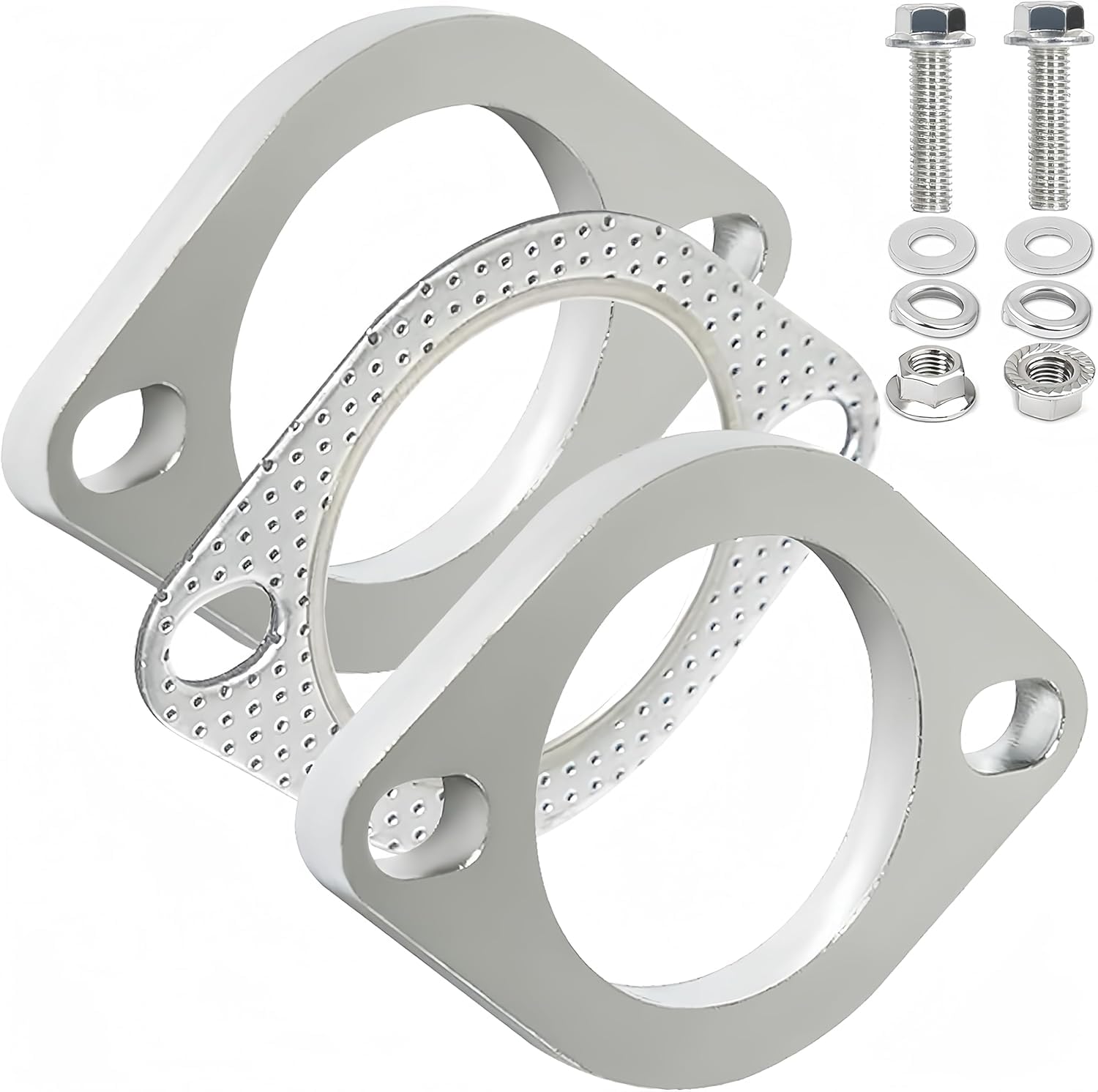 Amazon | Korekaou マフラーガスケット 1セット ステンレス マフラー