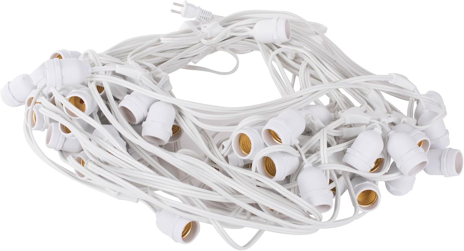 Vickerman White Medium Base E26 Socket Stringer