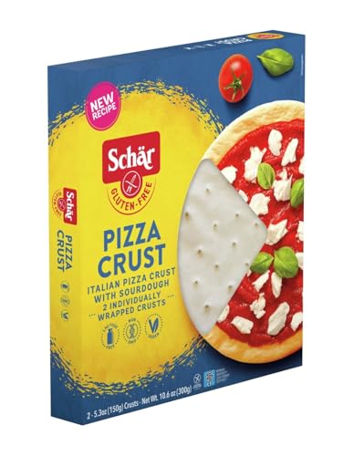 Schar - Pizza Crust - Certified Gluten Free - No GMO's, Wheat or Lactose- (2 - 5.3 oz) 4 Pack