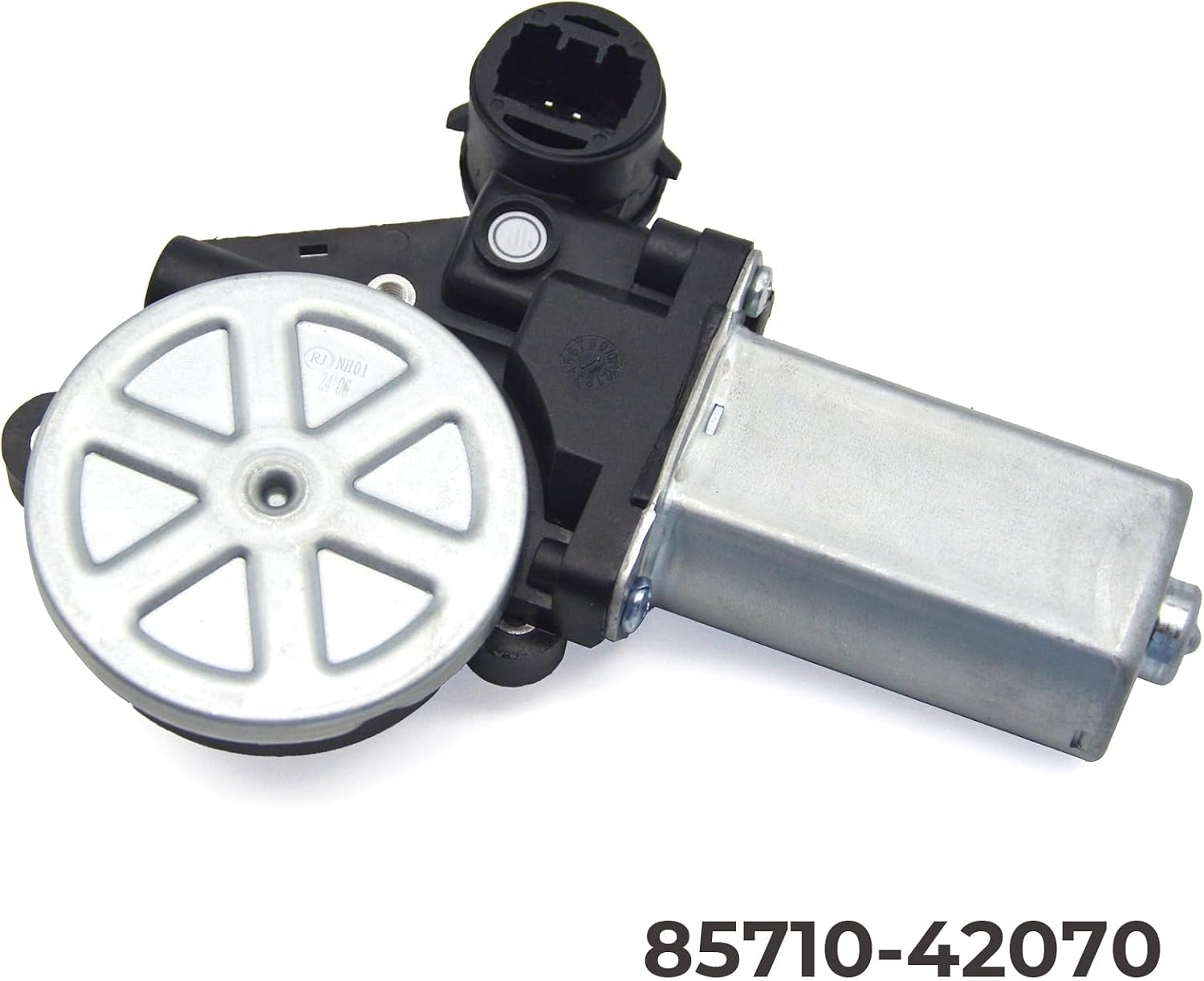 Front Right Passenger Side Power Window Motor 2 Pins for Toyota Highlander 2001-2007 RAV4 2001-2005 for Scion xA 2004-2006 85710-42070 85710-33130