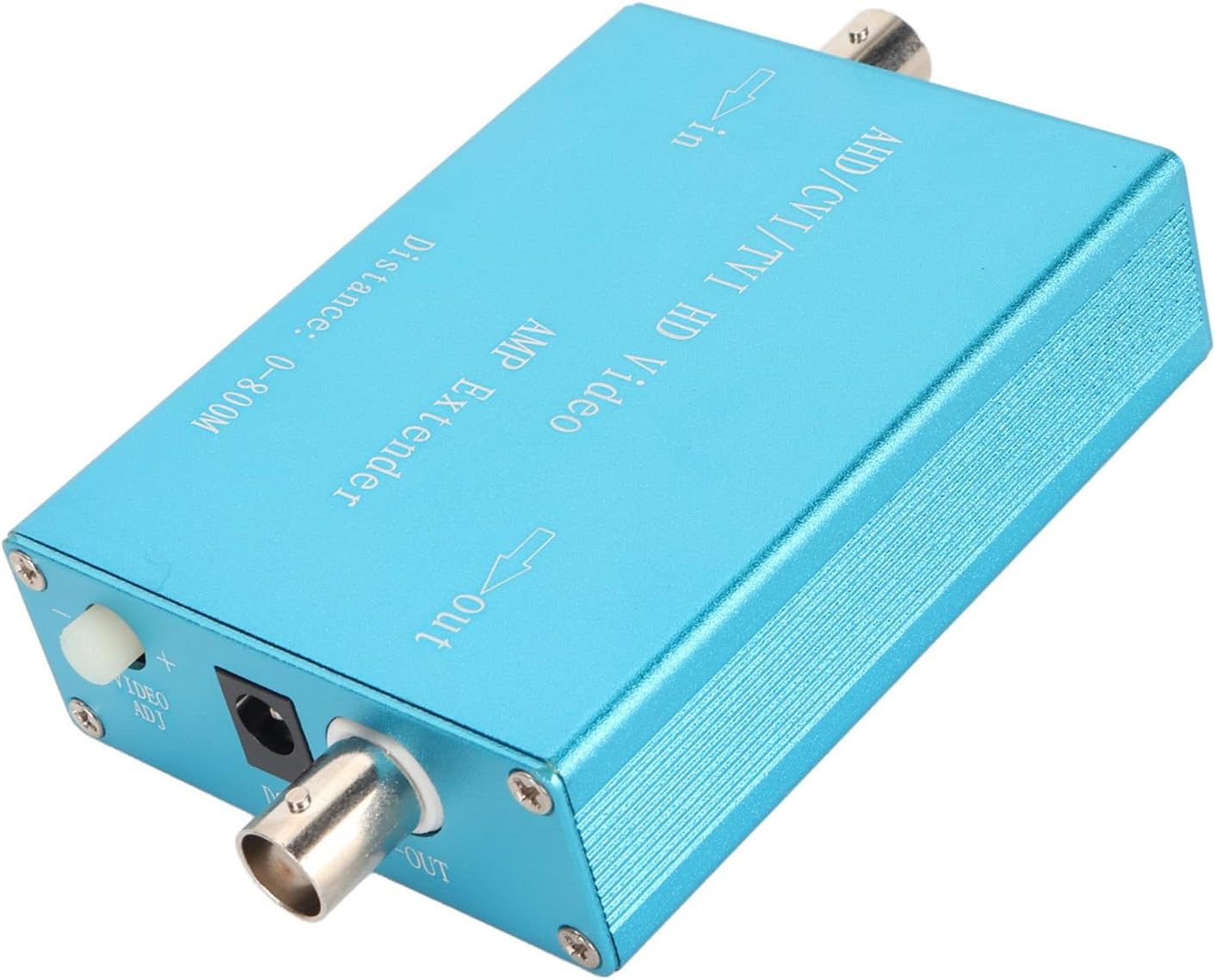 AHD CVI TVI High Definition Video Amplifier, Video Amplifier, Aluminum Alloy Case, Lossless High Definition Image, 2624.7ft Range