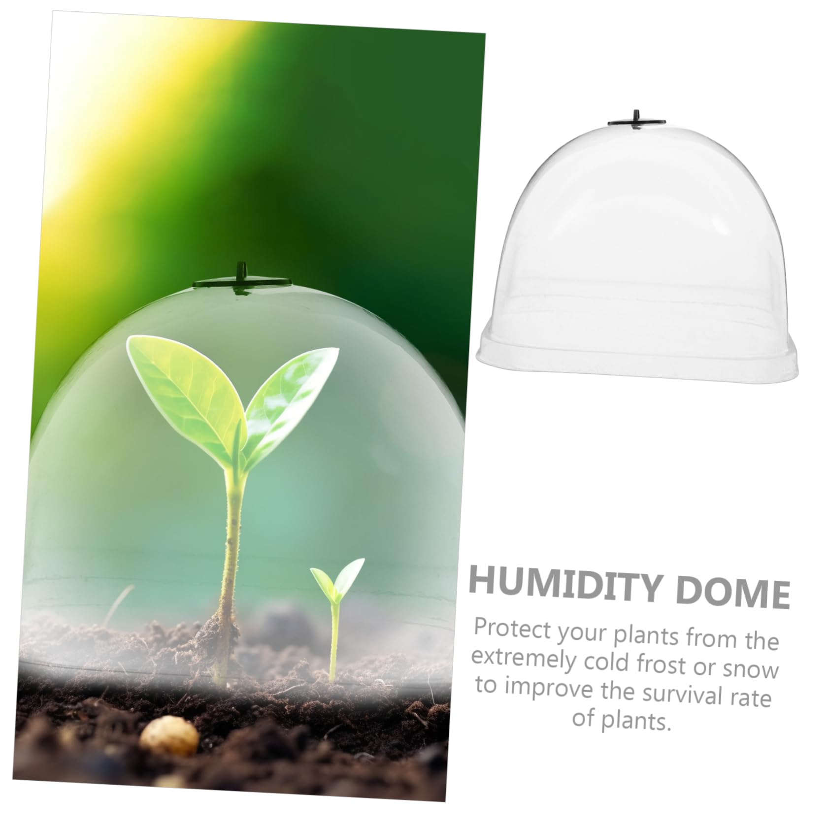 Toddmomy 3 Series Protectora De Plantas Transparente para Jardín Protección contra Heladas Y Condiciones Climáticas Adversas 10 Piezas X 3