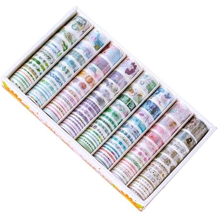 Amazon 女の子 日記 帳面 和纸テープ 手帐diy 装饰用 シール 1枚 マスキングテープ ギフト ラッピング 剥がしやすい 素材 装飾ポスター 時のラブレター マスキングテープ 文房具 オフィス用品