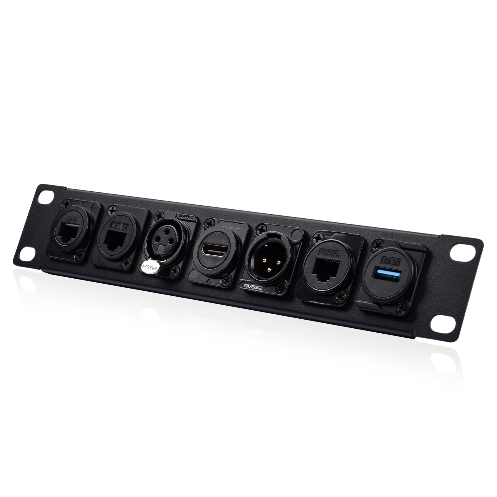GeeekPi DeskPi RackMate Accessori 10" 1U Patch Panel HDMI AV RJ45 per DeskPi T1/T0/T2 e rack server domestici