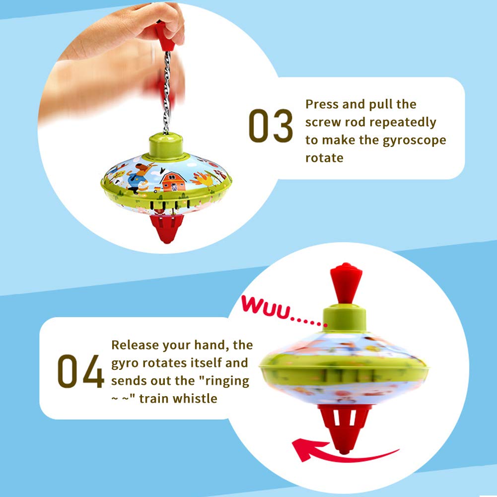 2 Baby Kreisel Ab 1 Jahr - Mit Licht & Sound Zur Förderung