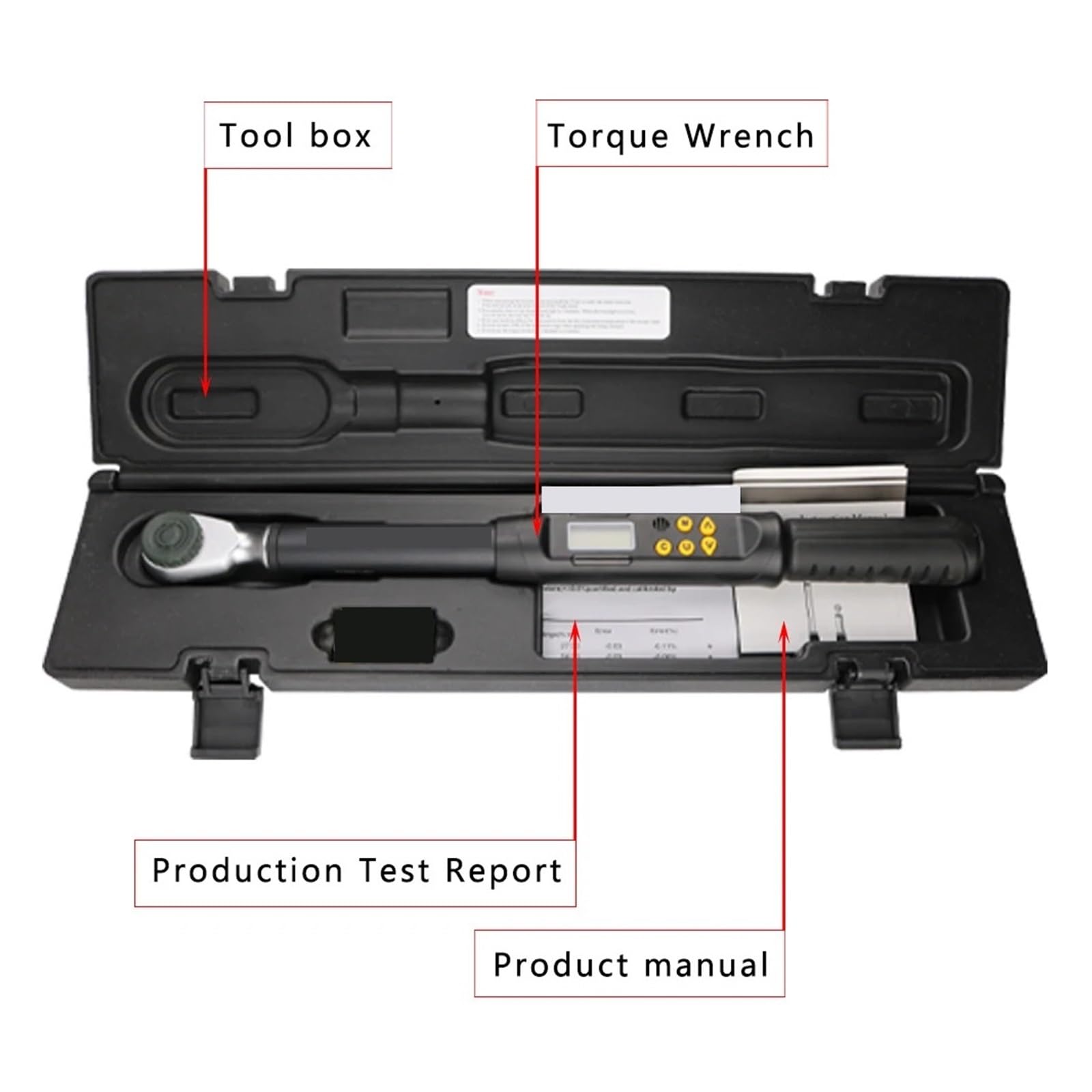 Juego De Llaves DinamoméTricas Llave Dinamométrica Digital Profesional Ajustable De Alta Precisión For Guardar Datos, Herramienta De Reparación De Bicicletas, Automóviles Y Bicicletas(17-340N.m 1-2)