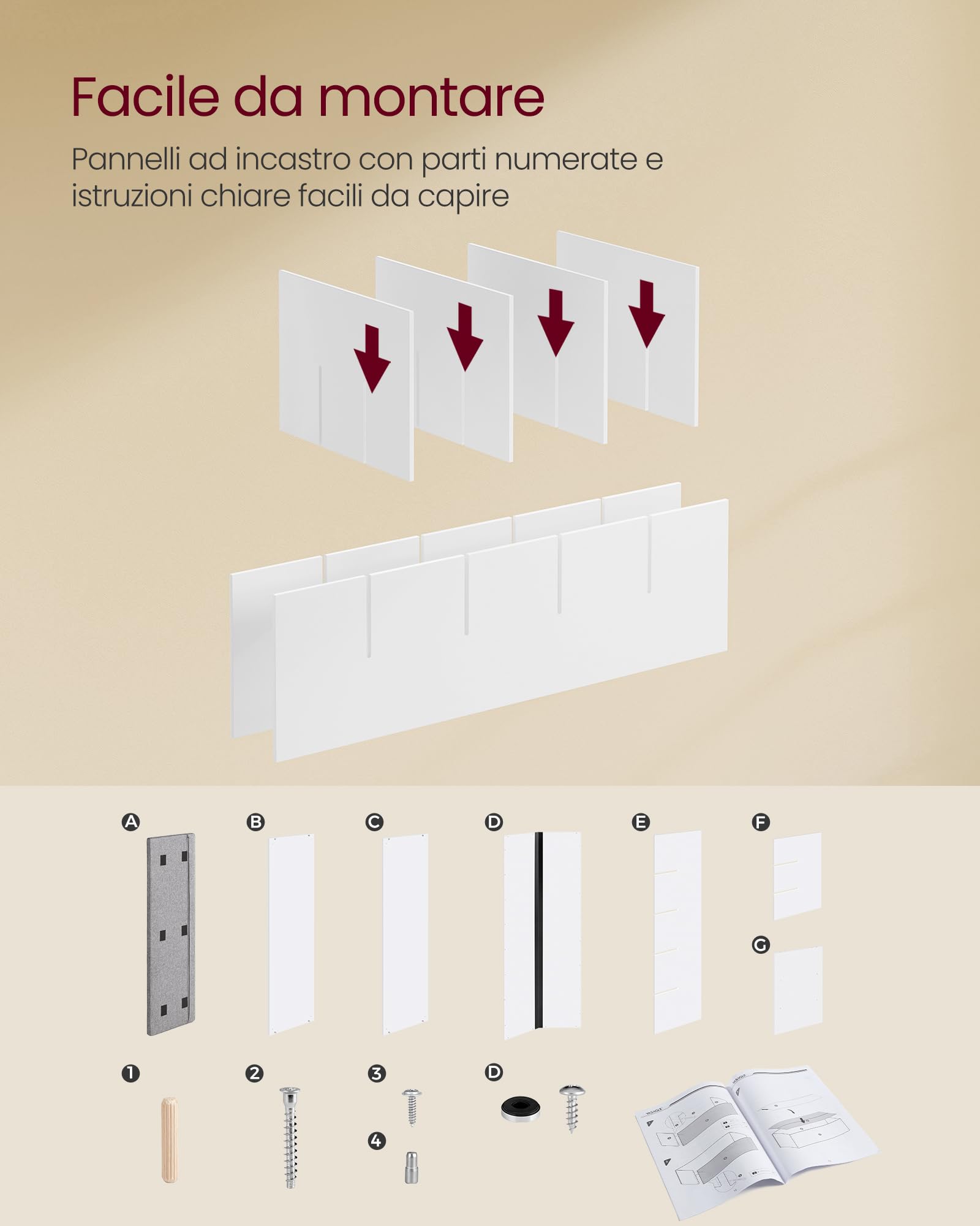 VASAGLE Panca Scarpiera, Scarpiera Ingresso con Seduta Imbottita e 15 Scomparti, Scaffale Porta Scarpe da Ingresso, 30 x 105 x 48 cm, Bianco e Grigio LHS15WT