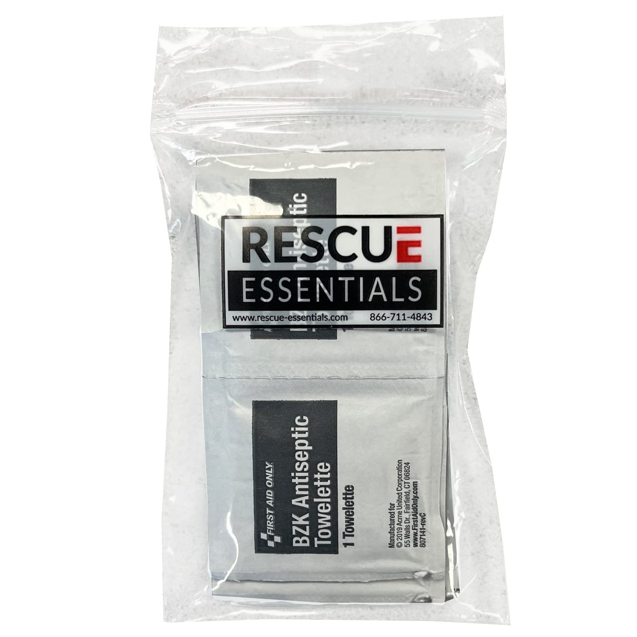 BZK ANTISEPTIC TOWELETTES (10 PACK)