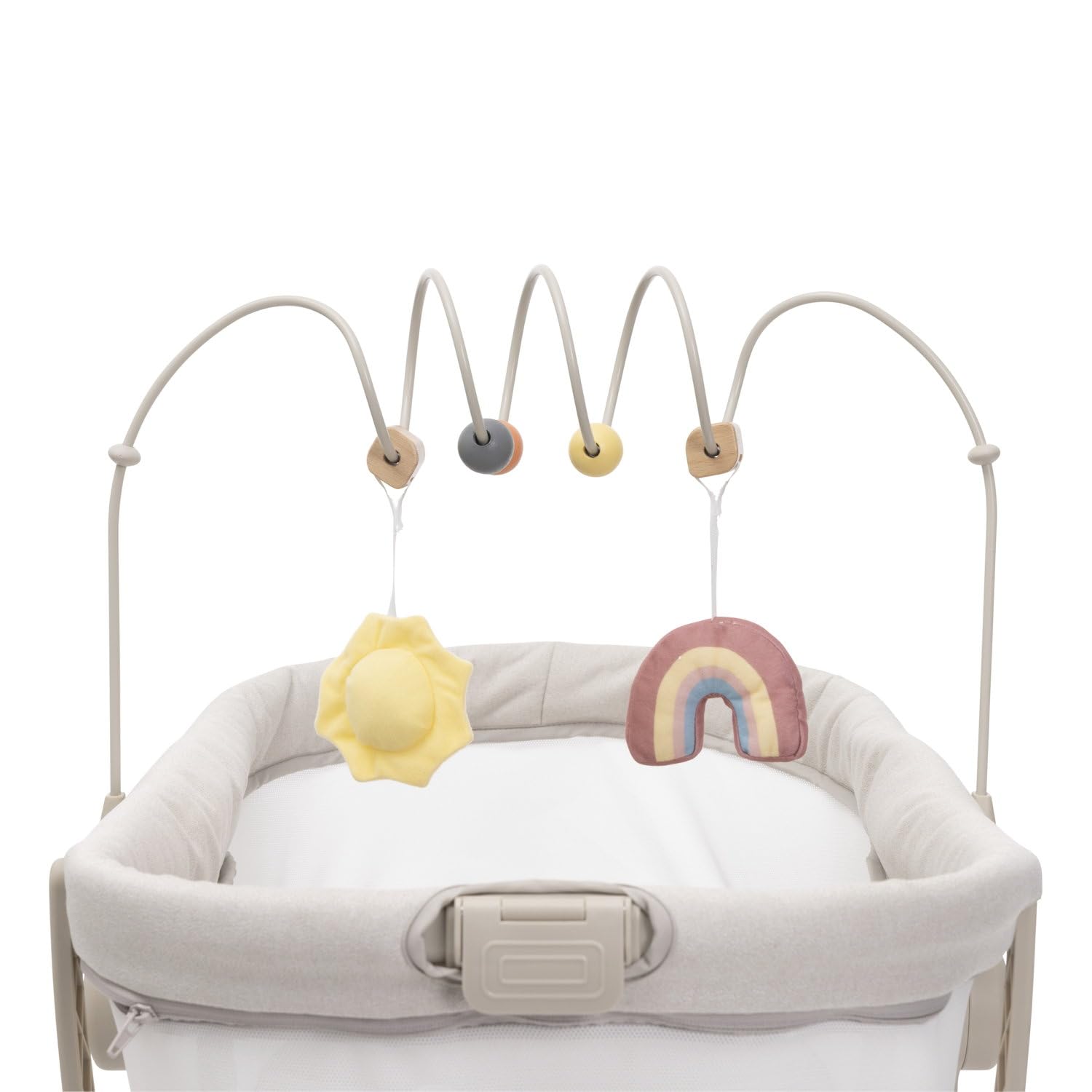 Chicco Baby Hug 4in1 Armonia, Culla, Sdraietta, Seggiolone e Sedia da Tavolo 0-36 Mesi, Altezza Regolabile a Pedale, Barra Gioco e Tessuto a Rete per Circolazione Aria, Soluzione Salvaspazio