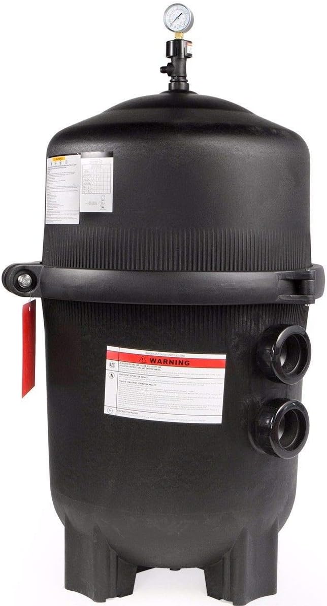 XtremepowerUS 425 SQ/FT Pool Cartridge Filter In-Ground Above Ground Swimming Pool and Spa Filter System (4-Pieces Filter Set) 2" Inlet/Outlet Fitting