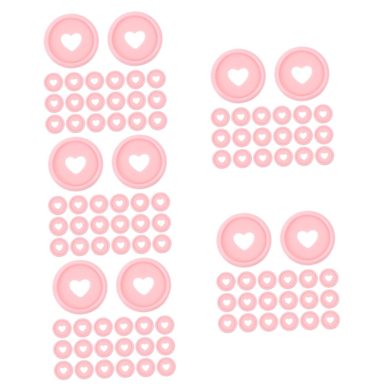 Lurrose 5 Set Di Dischi Di Rilegatura in Plastica Per Quaderni Dischi Multiuso Tenuta Forte Per Studenti Artisti Impiegati Planner Forniture Per Raccoglitori 50 Pezzi*5